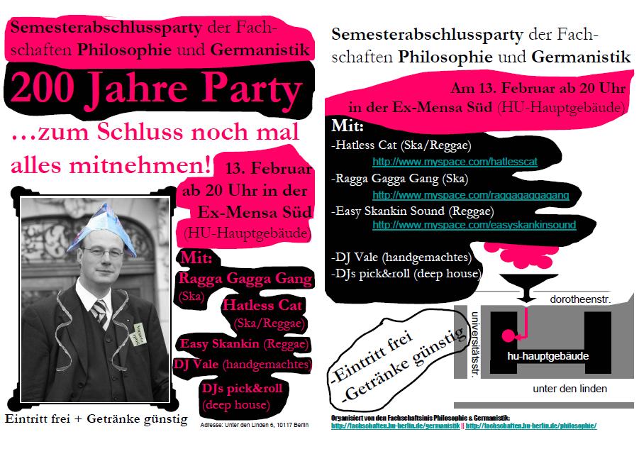 200 Jahre Party - front