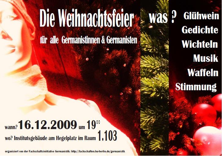 Weihnachtsfeier 2009